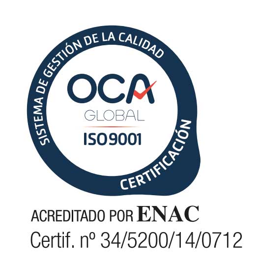 ENAC - Oca Global - ISO 9001